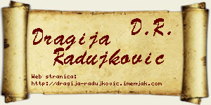 Dragija Radujković vizit kartica